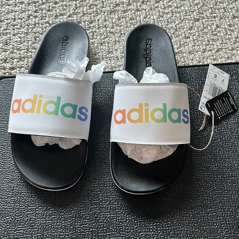 Adidas slides, New With Tags